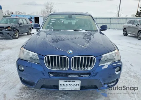 2013 BMW X3 xDrive28I z USA, uszkodzony, nr VIN 5UXWX9C56D0A28202